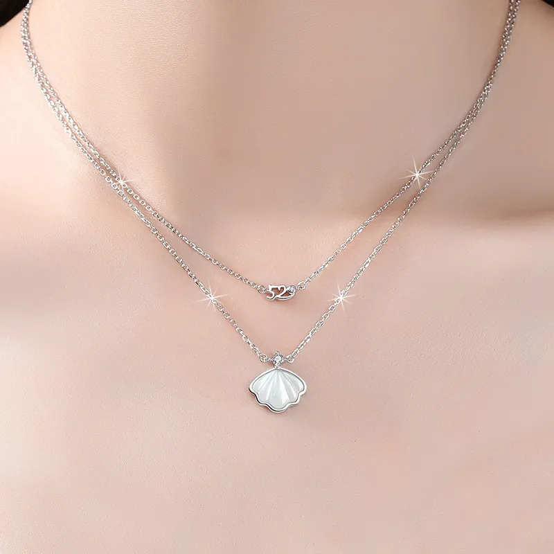 ZUOHUO S999 Silver Necklaces Women's-6