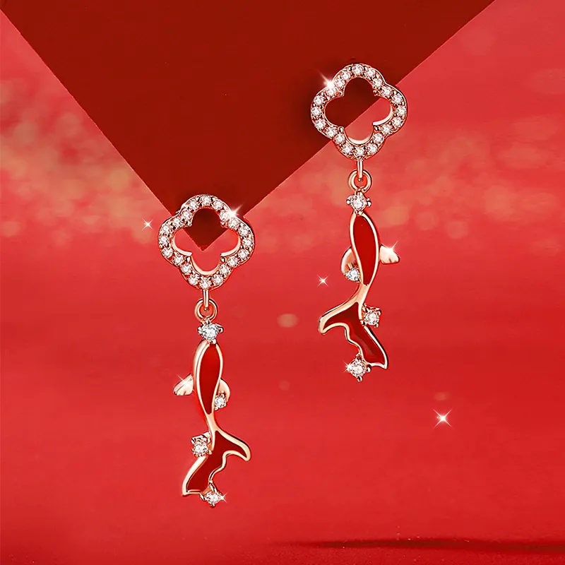 ZUOHUO S925 Silver Earrings Women's-1