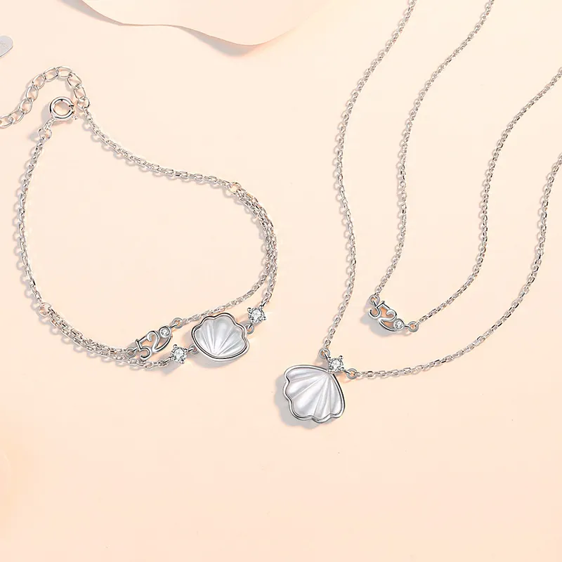 ZUOHUO S999 Silver Necklaces Women's-5