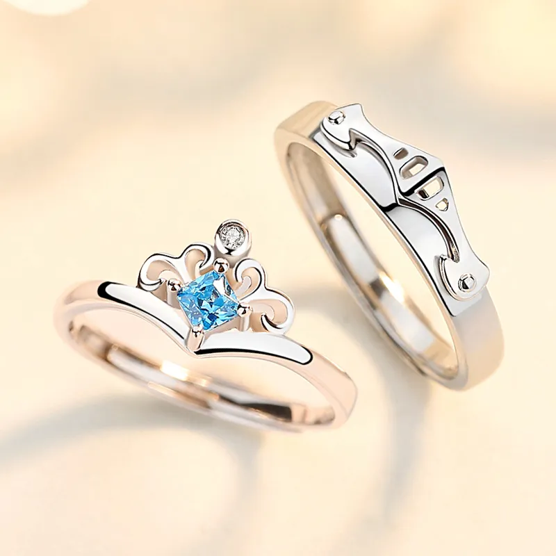 ZUOHUO S925 Silver Rings Unisex Silver-4