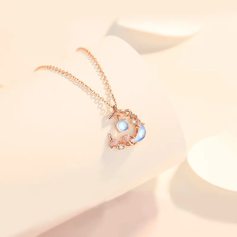 ZUOHUO S999 Fine Silver Necklaces Women's-3
