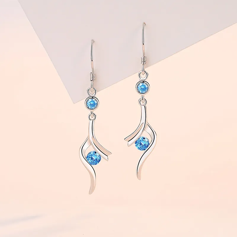 ZUOHUO S999 Silver Earrings Women's-1