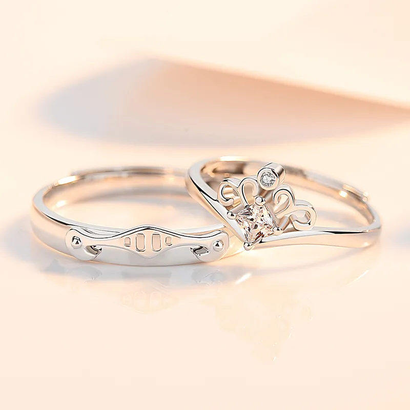 ZUOHUO S925 Silver Rings Unisex Silver-1