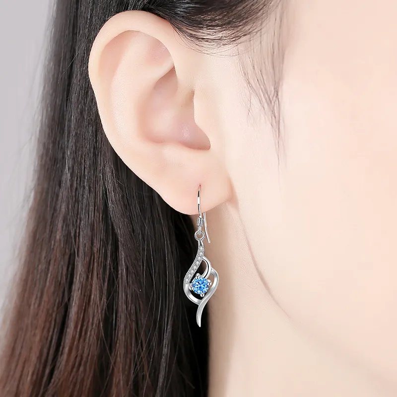 ZUOHUO S999 Fine Silver Earrings Women's-2