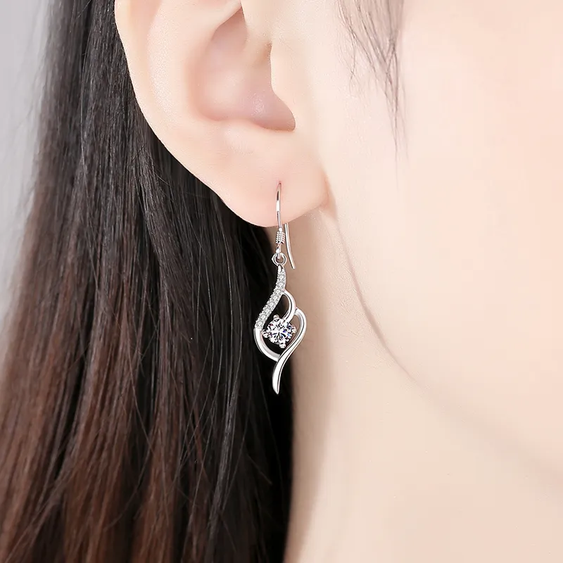 ZUOHUO S999 Fine Silver Earrings Women's-6