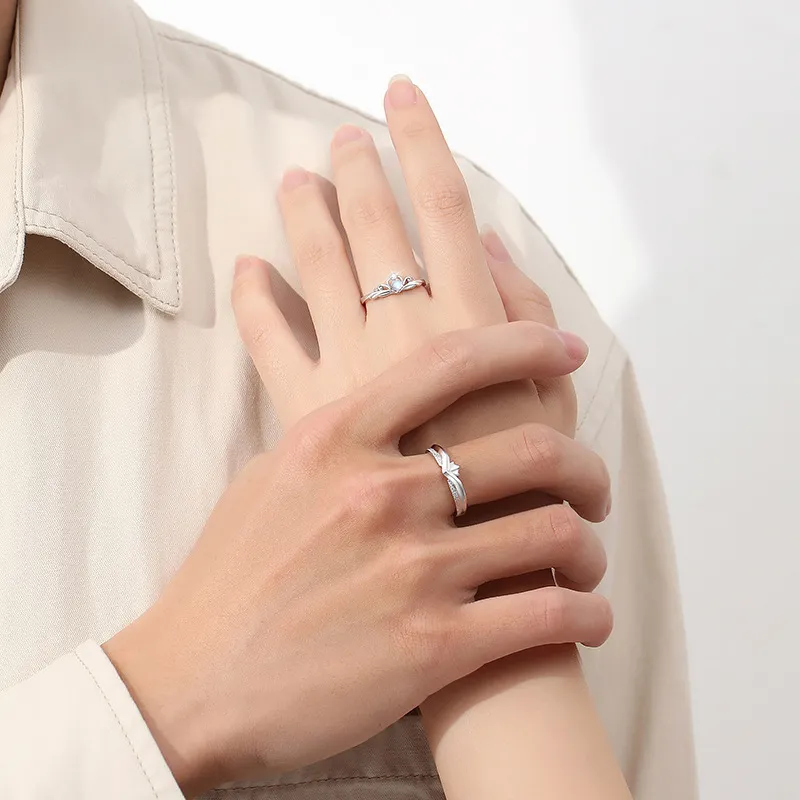 ZUOHUO S999 Fine Silver Rings Unisex-4