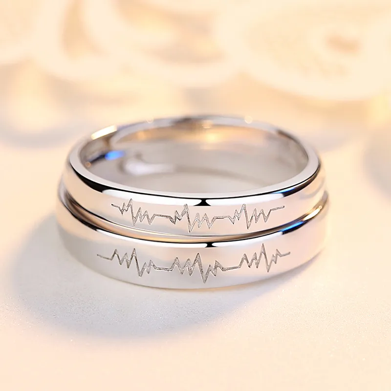 ZUOHUO 925 Sterling Silver Rings Unisex-3