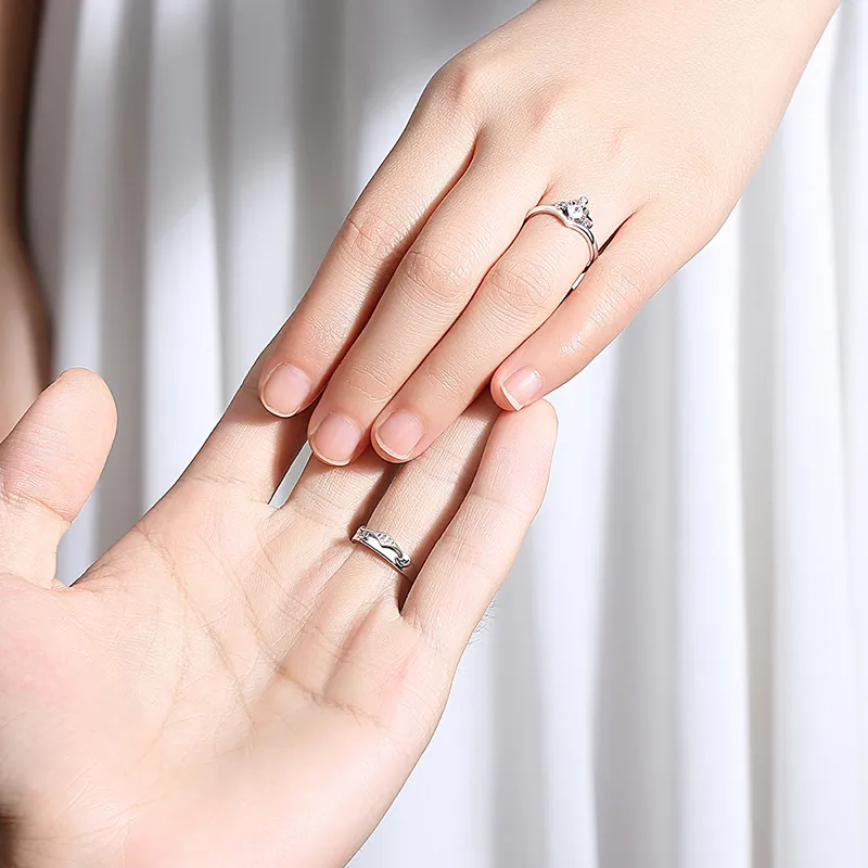 ZUOHUO S925 Silver Rings Unisex Silver-2