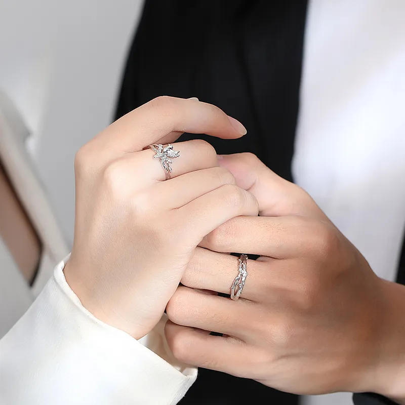 ZUOHUO S999 Fine Silver Rings Unisex Silver-4