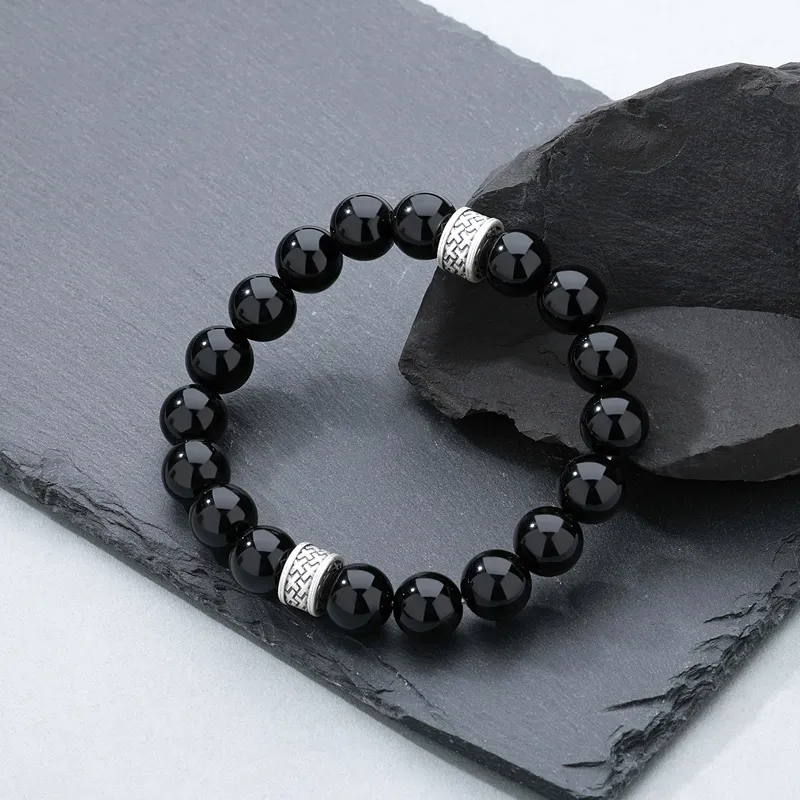 ZUOHUO Obsidian Bracelets Men's-2