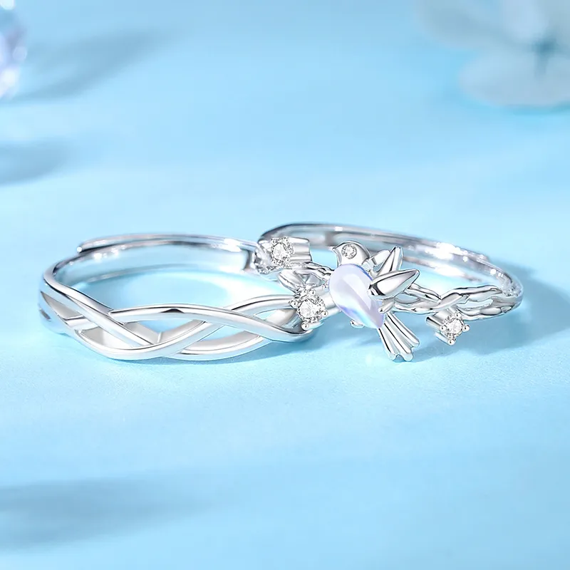 ZUOHUO S999 Fine Silver Rings Unisex Silver-1