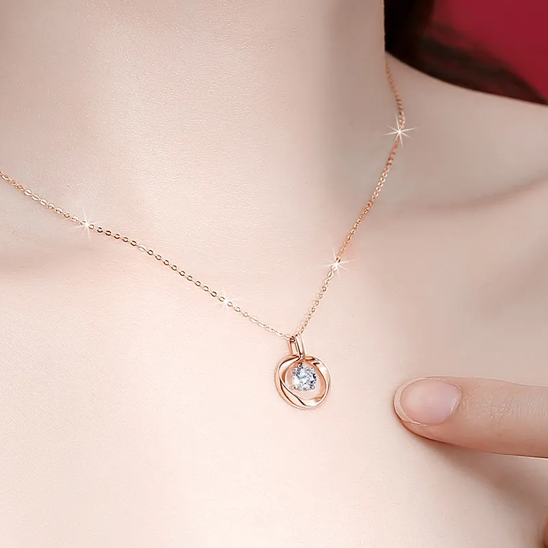 ZUOHUO S999 Fine Silver Necklaces Women's Silver White-4