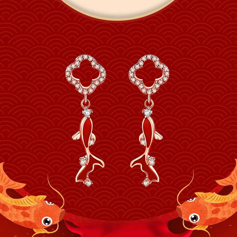 ZUOHUO S925 Silver Earrings Women's-4