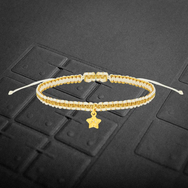 ERERYIZHUZAOBAN Gold Bracelet Unisex-11