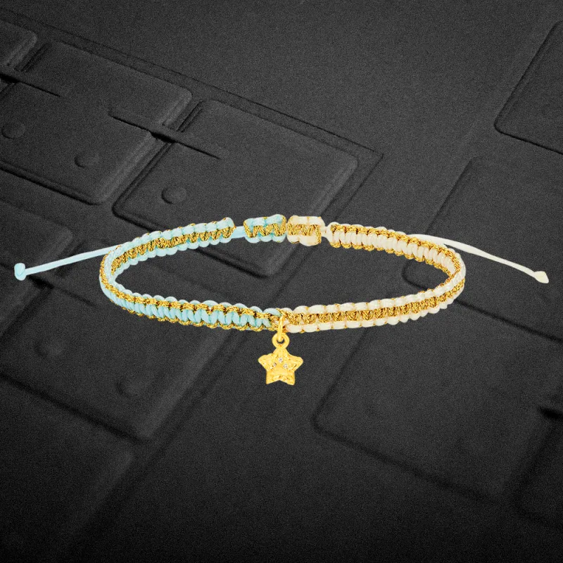 ERERYIZHUZAOBAN Gold Bracelet Unisex-3