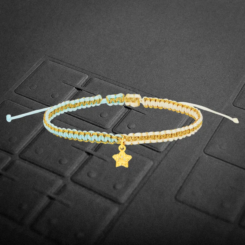 ERERYIZHUZAOBAN Gold Bracelet Unisex-1