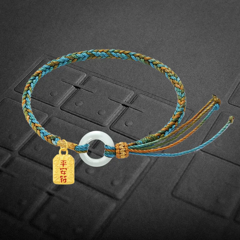 ERERYIZHUZAOBAN Gold Bracelet Unisex-11