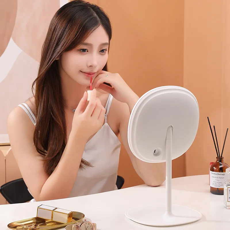 Evening Tang Desktop Portable With Light, Instagram Style Small Led Makeup Mirror Lighting Supplement-2