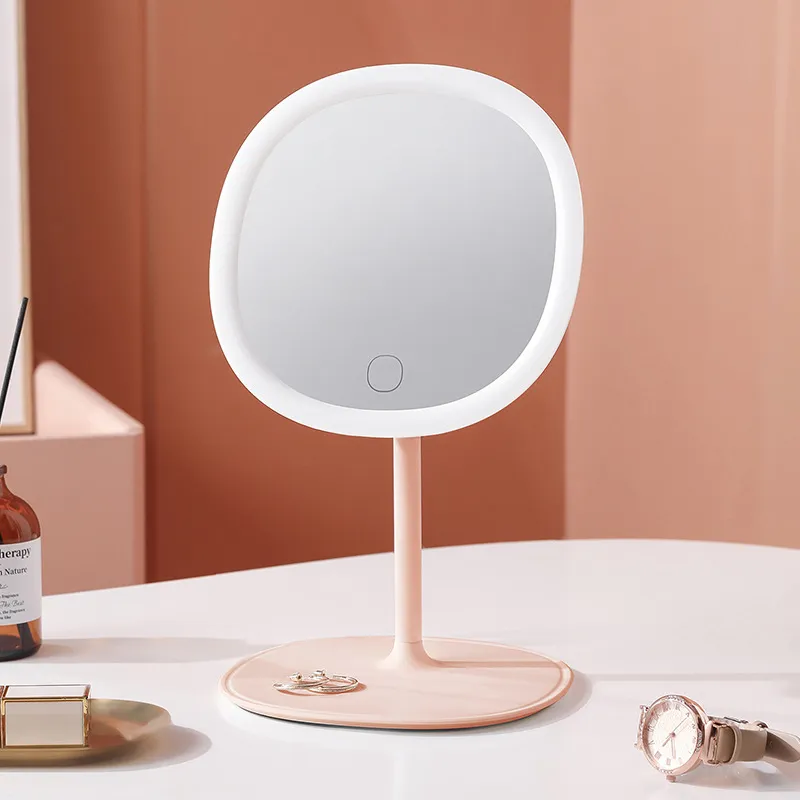Evening Tang Desktop Portable With Light, Instagram Style Small Led Makeup Mirror Lighting Supplement-4
