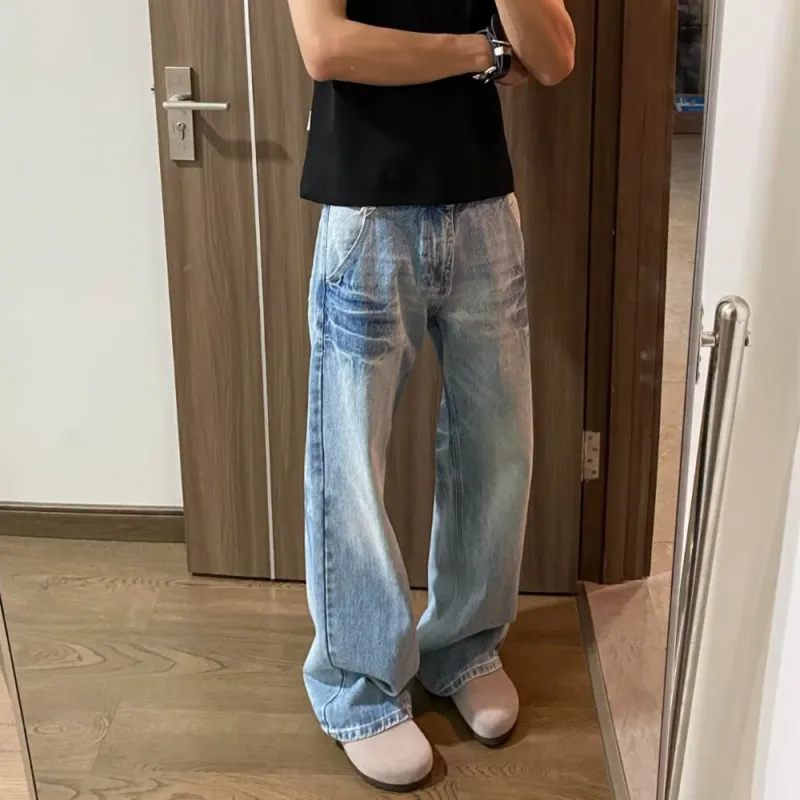 MGXEK Jeans Unisex Blue-4