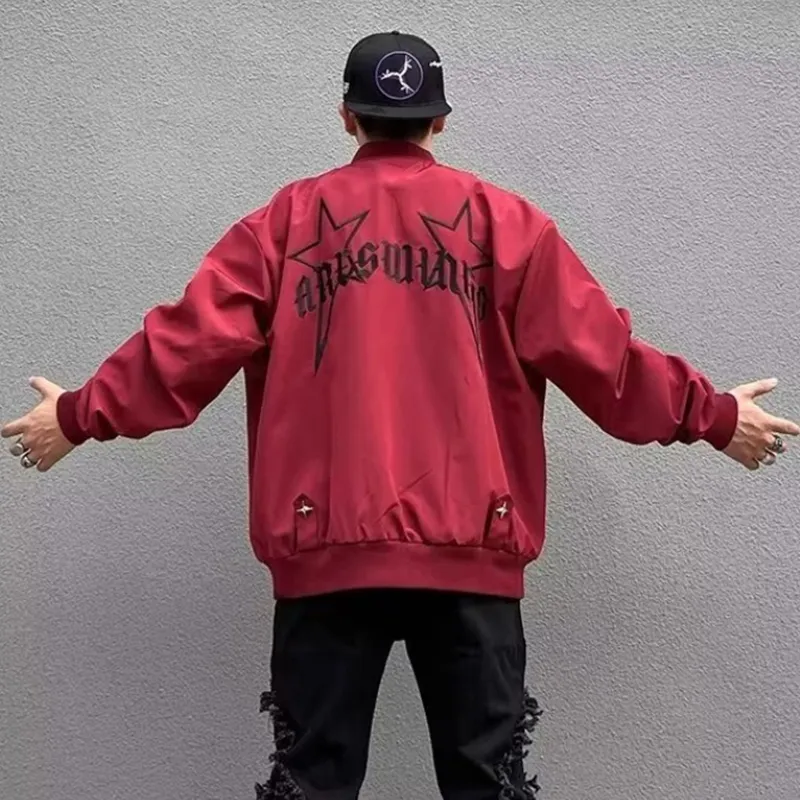 MGXEK Jackets & Coats Unisex Red-2