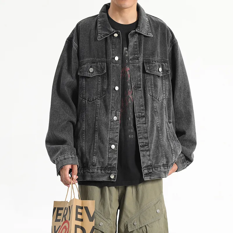 MGXEK Denim Jacket Unisex Black-7