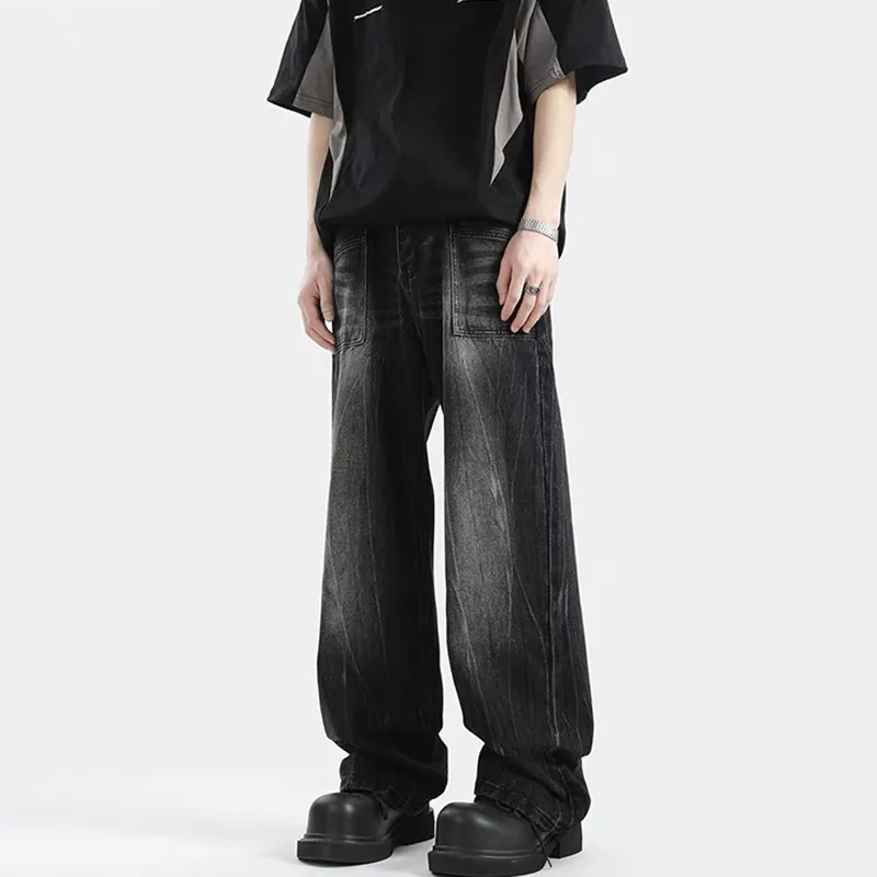 MGXEK Jeans Unisex Black-3