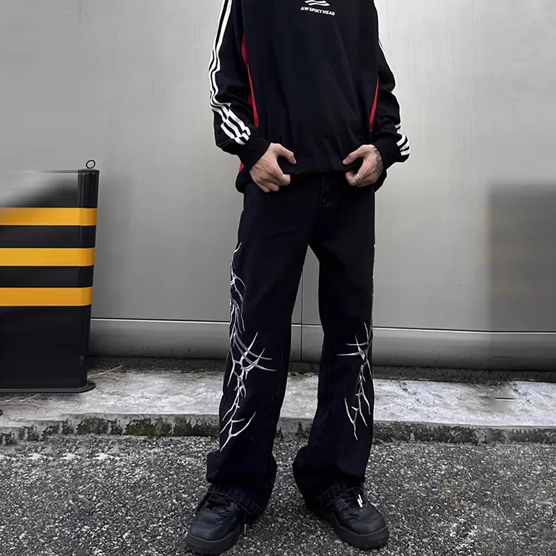 MGXEK Jeans Unisex Black-3