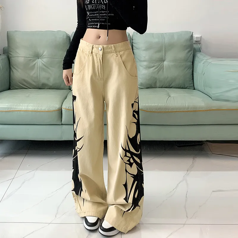MGXEK Jeans Unisex Apricot-2