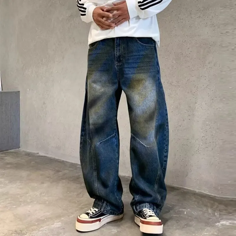 MGXEK Jeans Unisex Blue-4