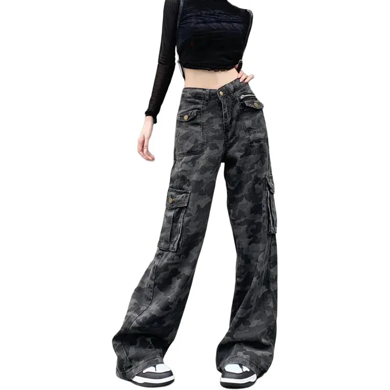 MGXEK Jeans Unisex Camouflage-1