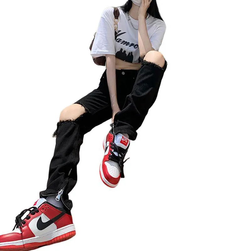 MGXEK Jeans Unisex Black-4