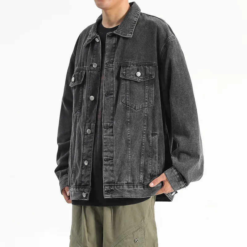MGXEK Denim Jacket Unisex Black-6