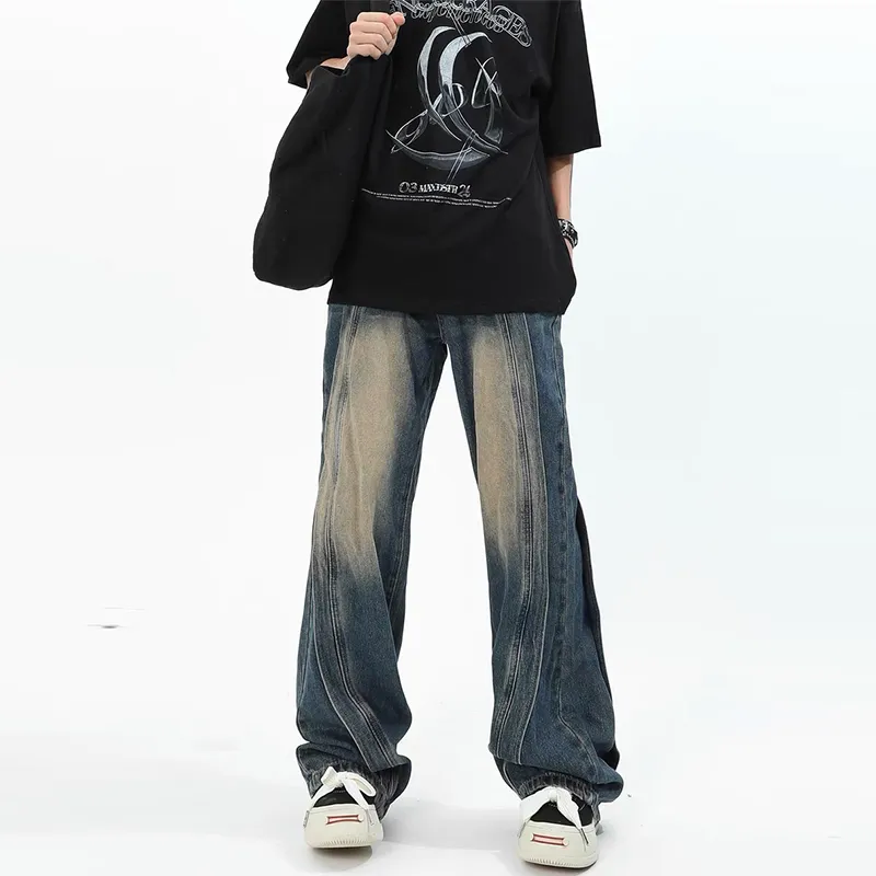 PAINT STAIN Jeans Unisex-12