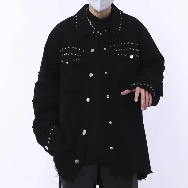 MGXEK Denim Jacket Unisex Black-5