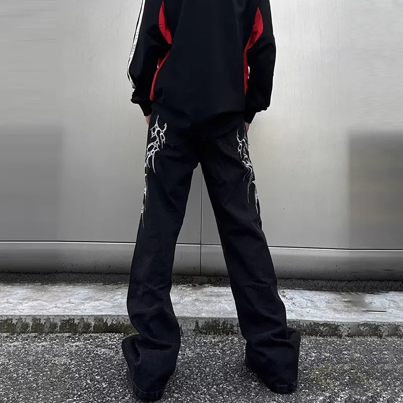 MGXEK Jeans Unisex Black-4