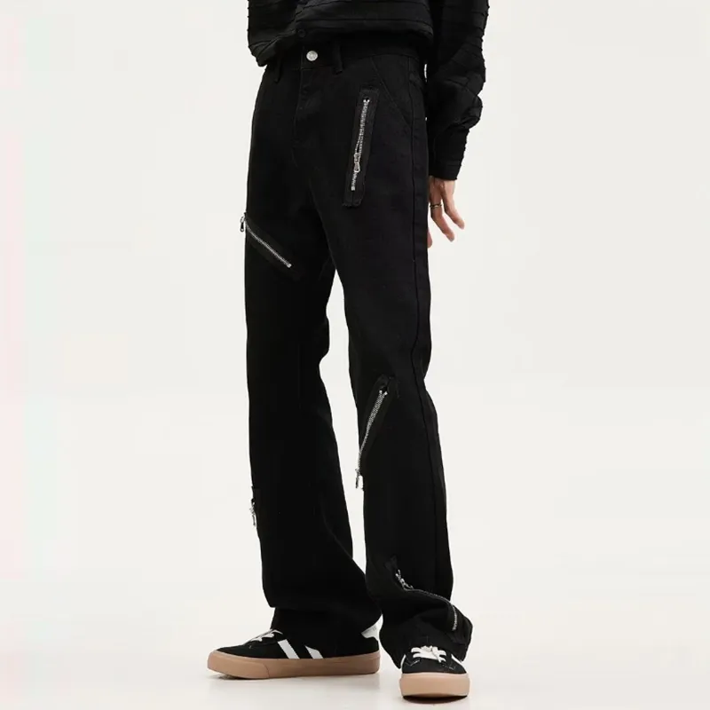 MGXEK Jeans Unisex Black-5