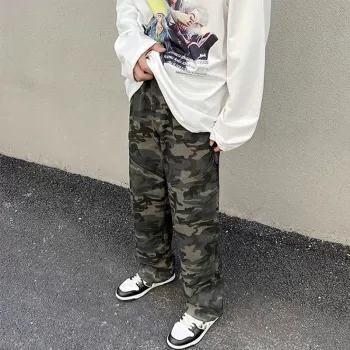 MGXEK Jeans Unisex Army Green