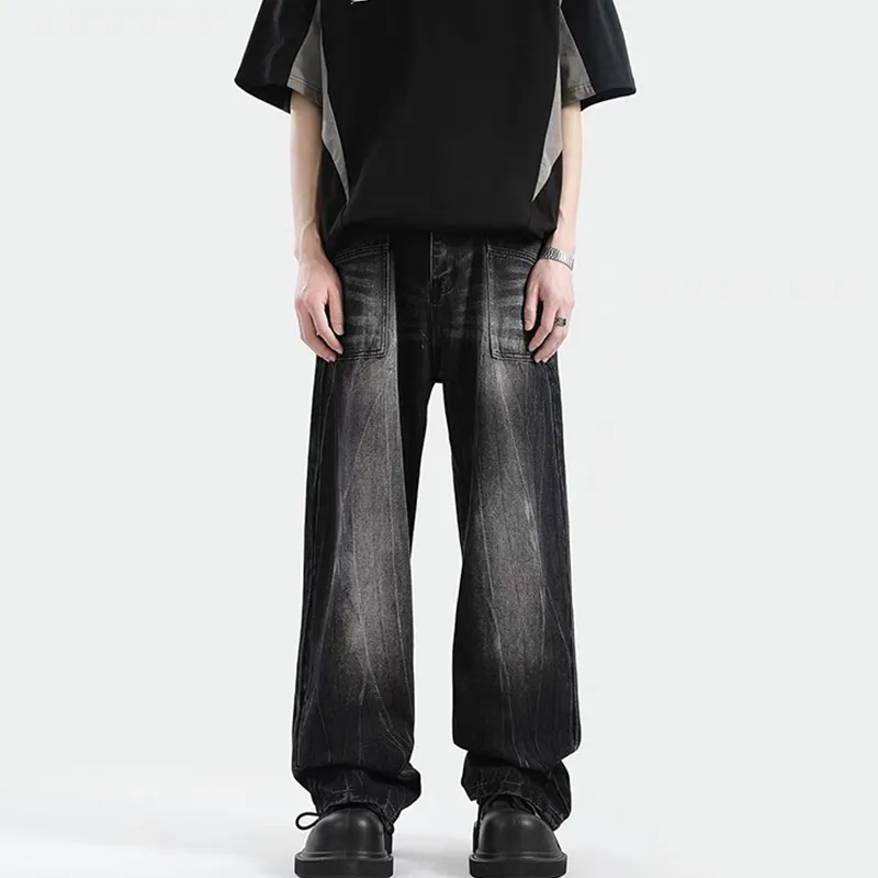 MGXEK Jeans Unisex Black-2