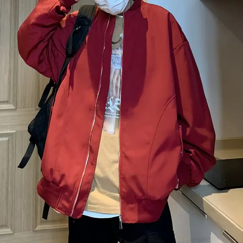 MGXEK Jackets & Coats Unisex Red-3