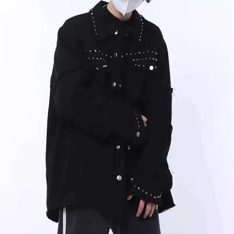 MGXEK Denim Jacket Unisex Black-6