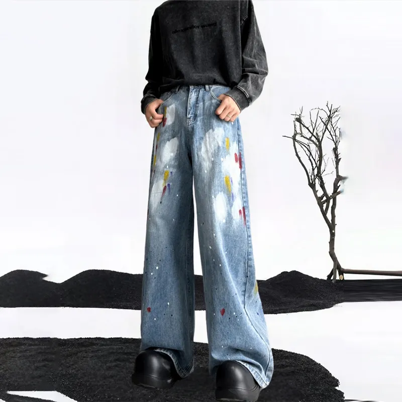 MGXEK Jeans Unisex Blue-3