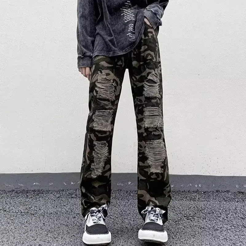 MGXEK Jeans Unisex Camouflage-3