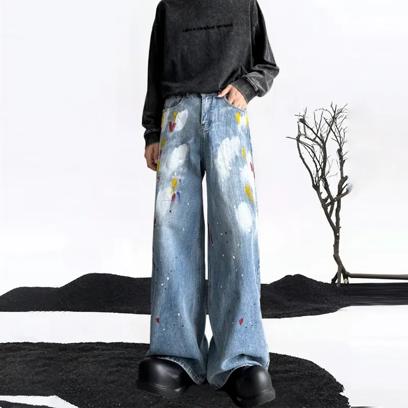 MGXEK Jeans Unisex Blue-4