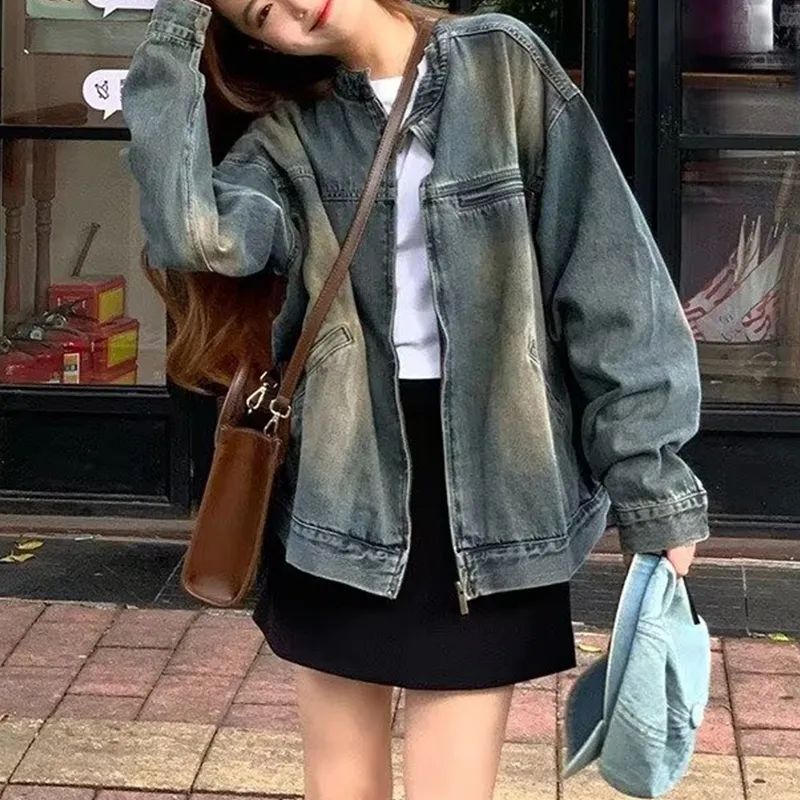 MGXEK Denim Jacket Unisex Wasteland Blue-7