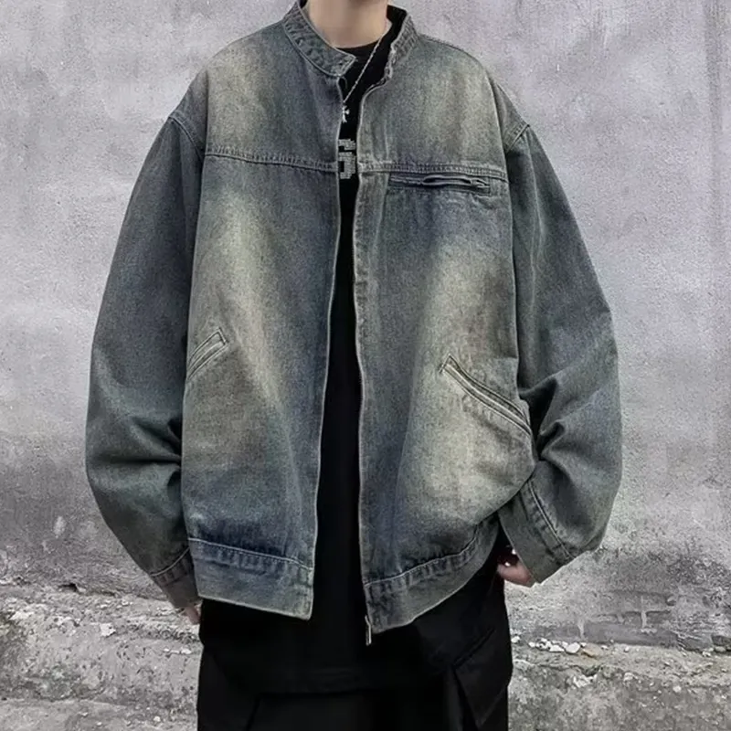 MGXEK Denim Jacket Unisex Wasteland Blue-5