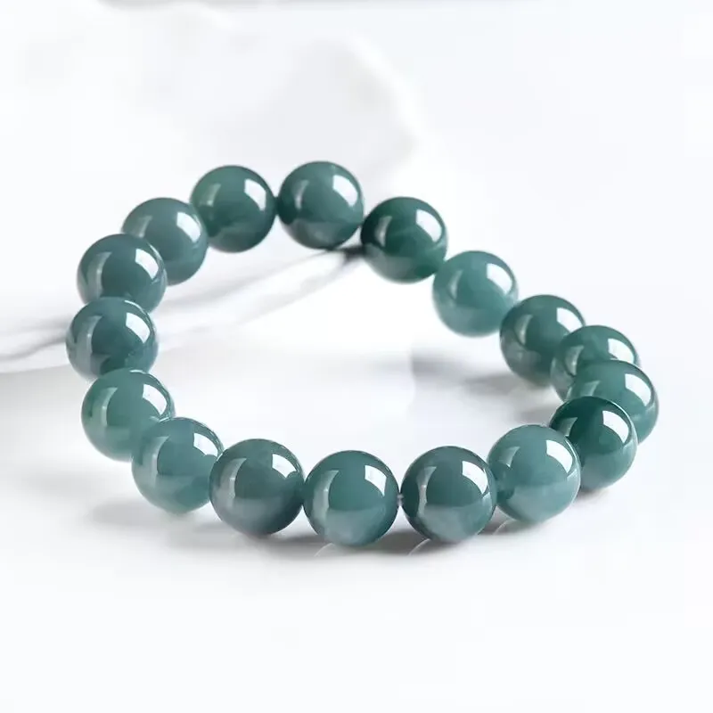HUWEI Glutinous Jade Jadeite Bracelets Unisex-4