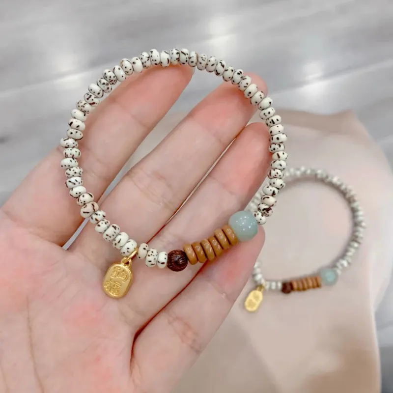 YUFANGCHUN Star Moon Bodhi Seeds Bracelets Unisex-3