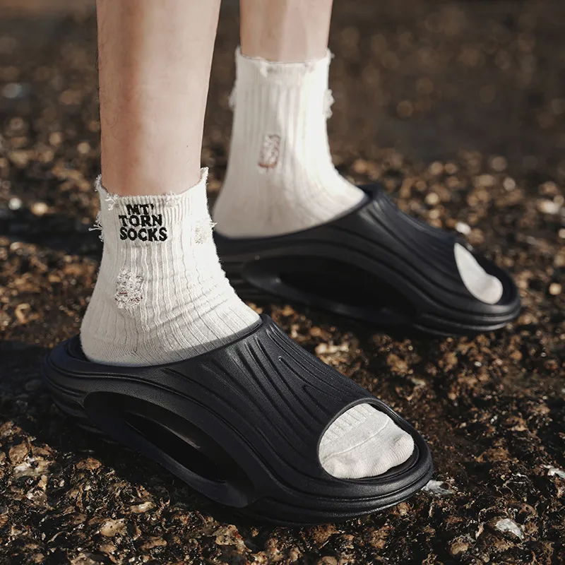 BASIC HOUSE Slip-Resistant Slide Slippers Men's-8