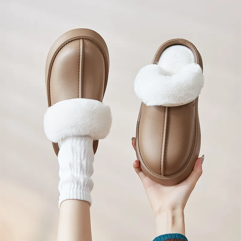 BASIC HOUSE EVA Abrasion-Resistant Slip-Resistant Wrap-toe Slippers Women's-12